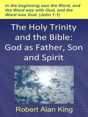 cover image of The Holy Trinity and the Bible